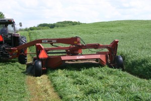 Wide Swathing Hay in a Day